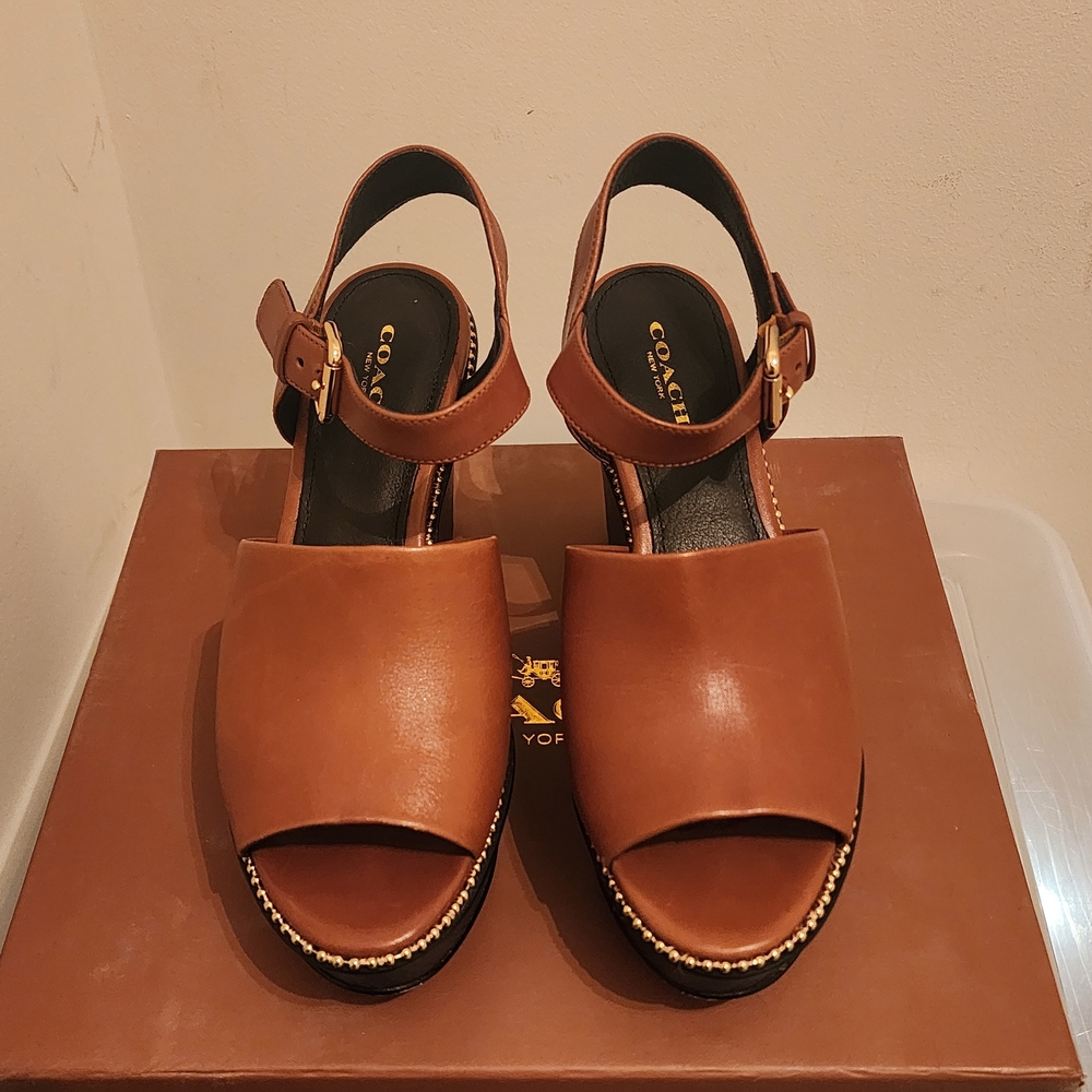 Coach Tan Women's Heels